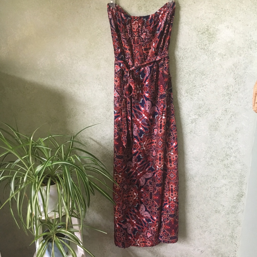 Fransesca's Paisley Print Maxi Dress NWOT